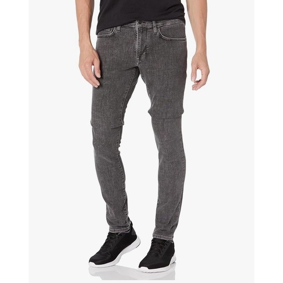 John Varvatos Mens J703 Skinny Fit Jeans Size 32 Dk Charcoal - Picture 3 of 15